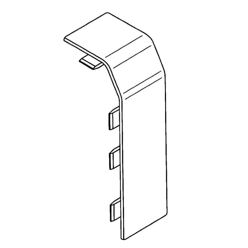 Соединит секция REHAU 40/105, белый (17276341150)