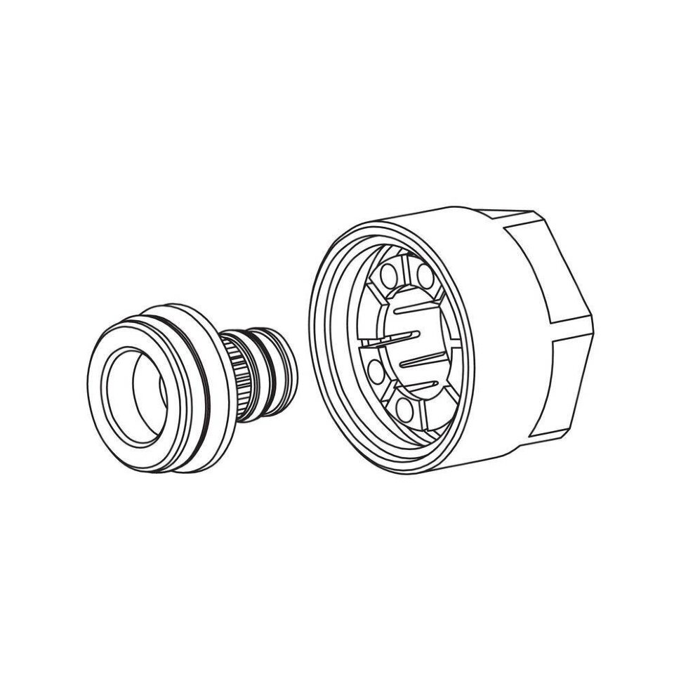 Резьбозажимное соединение REHAU flex/pink 20х2,8xG3/4 (12663621003)